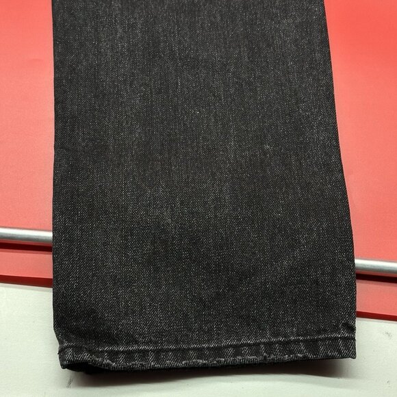 ZGY Denim Size 30 Straight Up Hi Rise Black Ashes To Ashes Trash Relaxed Fit NWT - Picture 13 of 16